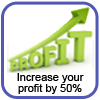 How to increase your profit with 50%