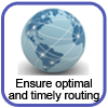 How to ensure optimal and timely routing